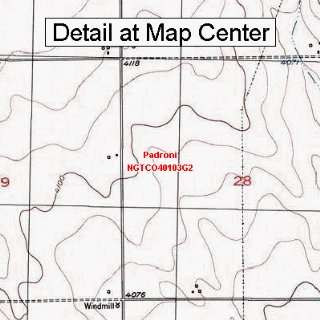   Map   Padroni, Colorado (Folded/Waterproof)