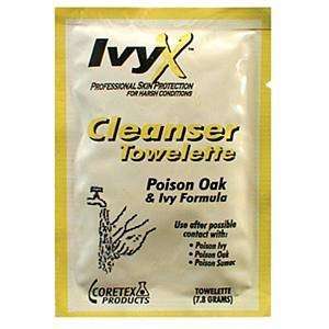  Coretex IvyX Post Contact Cleanser Towelette, 200 Pack 
