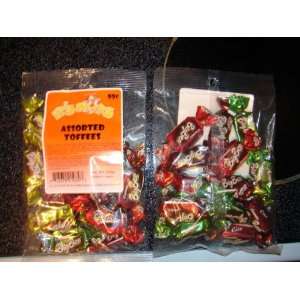 ASSORTED TOFFEE CANDY 5 X BAGS 3.5oz 1.1 LB (490g)  