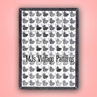 Vintage Quilt Pattern ~ Sunbonnet Sue on a Swing  