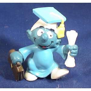  The Smurfs Vintage Graduate Smurf Pvc Figure Toys & Games