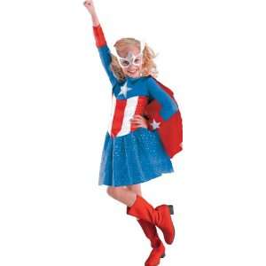  Lets Party By Disguise Inc Captain America Girl Classic 