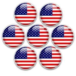  Decorative Push Pins 7 Small USA Flag