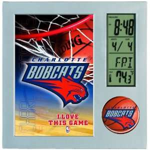 NBA Charlotte Bobcats Digital Desk Clock Sports 