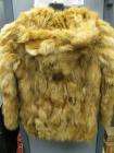 Red Fox Fur Jacket with hood  