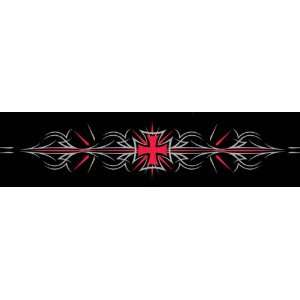   100 Percentage Cotton Tribal Iron Cross Head and Neck Tie Automotive