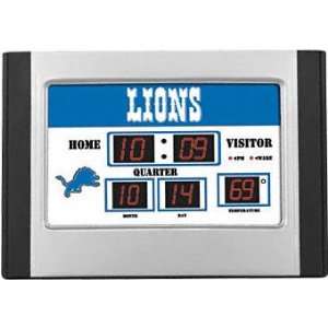  Detroit Lions Alarm Clock Scoreboard
