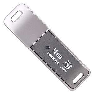    Toshiba TransMemory 4GB USB 2.0 Flash Drive (Gray) Electronics