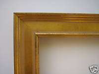 Thin Plein Air Gold Picture Frame Any Size Up To 9x12  