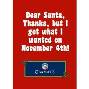  Obama Christmas Card 