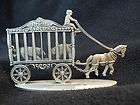   Little Gallery Miniature Pewter Royal Circus Cage Wagon Figurine MIB
