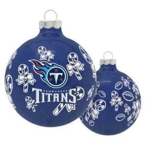  Tennessee Titans NFL Traditional Round Ornament Sports 