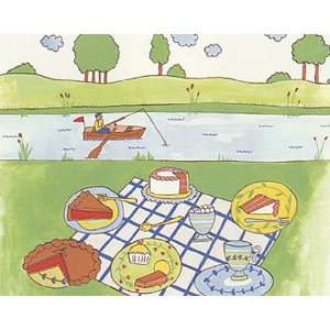  Lakeside Picnic by Lorraine Cook 9 X 12 Poster