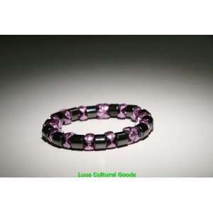  Magnetic Hematite Purple Bracelet   HB023 Health 