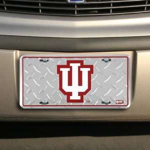 6x12) Indiana University Hoosiers Diamond Cut NCAA Tin License Plate