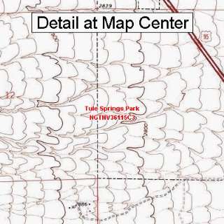   Map   Tule Springs Park, Nevada (Folded/Waterproof)