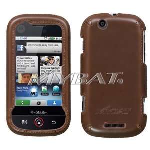 MOTOROLA MB200 (CLIQ), Brown Leather Touch Executive Protector Cover
