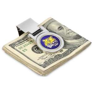  Louisiana State LSU Tigers NCAA Silver Money Clip Sports 