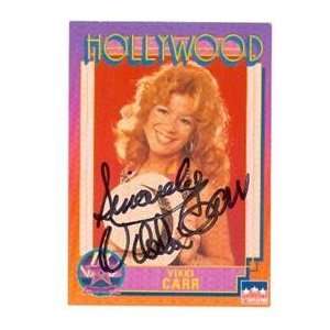   Carr autographed Hollywood Walk of Fame trading card 