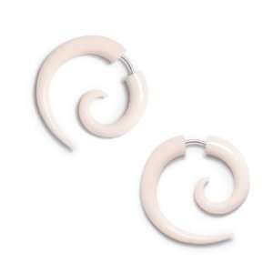   horn bone earrings pair by 81stgeneration 81stgeneration Jewelry