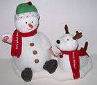 2004 hallmark jingle pals dog snowman singing holiday collectable 