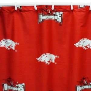  Arkansas Razorbacks Shower Curtain