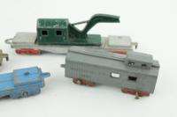 Vintage Tootsie Toy Diecast Metal Train Cars 4 Pieces  