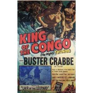   Congo Movie Poster (11 x 17 Inches   28cm x 44cm) (1952) Style A