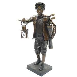  A CADDY WITH LAMP BRONZE