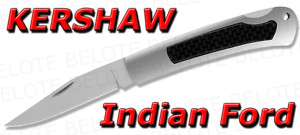 Kershaw Indian Ford CARBON FIBER Lockback Knife 2155CF  