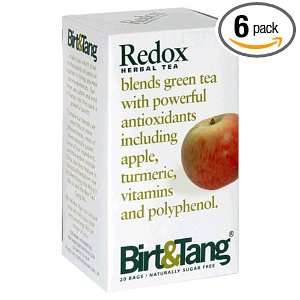 Birt&Tang Redox Herbal Tea, Naturally Sugar Free, Tea Bags, 20 Count 