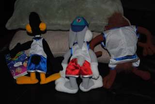 Space Jam Daffy Bugs Bunny Taz Plush Doll Looney Tunes  