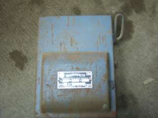   has soem slight surface rust, sere photos. 30A 3 30 HP 3230AC Volts