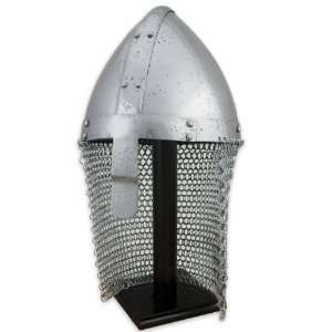 Norman Medieval Helmet with Chain Mail 