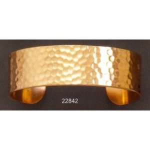 19mm Hammered Solid Copper Cuff Bracelet, 7 inch Jewelry