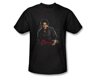 Licensed Warner Bros. Vampire Diaries Damon Adult Shirt S 3XL  