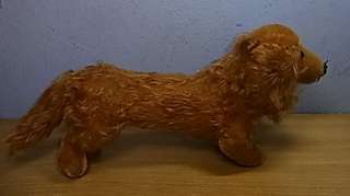   German Steiff / Hermann Stuffed Animal Dog Dachshund #AQ  