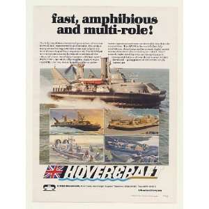   Hovercraft BH7 Mk20 AP1 88 Amphibious Print Ad (42961)