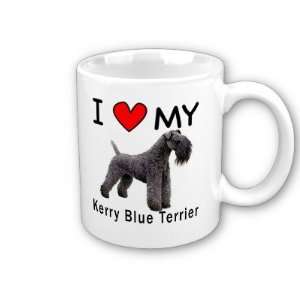  I Love My Kerry Blue Terrier Coffee Mug 