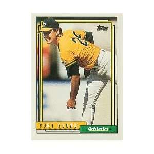  1992 Topps #704 Curt Young