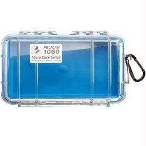 Pelican 1060 Micro Case   Blue with Clear Lid Sports 