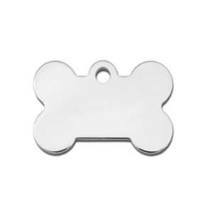  Quick Tag Small Chrome Bone Personalized Engraved Pet ID 