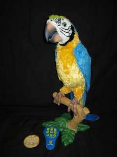   Friends Parrot Squawkers McCaw Talking Toy Remote Stand Cracker  