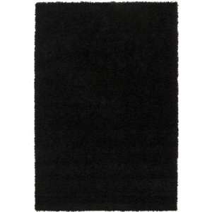   Galaxy Shag GAL 4331 Caviar 5 3 x 7 6 Area Rug