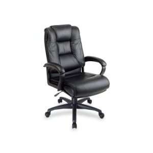 Office Star WorkSmart EX5162 Deluxe High Back Executive Leather Chair 