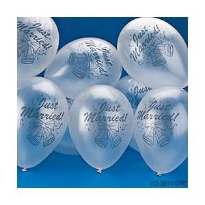    11 Latex Just Married Balloons (pack of 12) Toys & Games