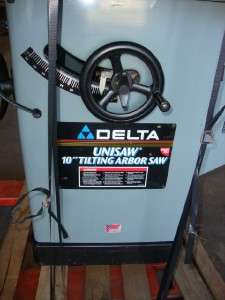 DELTA 10 TABLE SAW 5 HP 3 PH 34 806 (BRAND NEW 52 BIESMEYER FENCE 