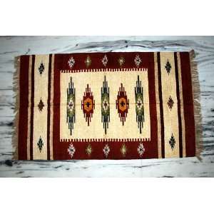 Indian Hand Loom Woven Heavy Duty Large Chenille Mat Rug Carpet Size 