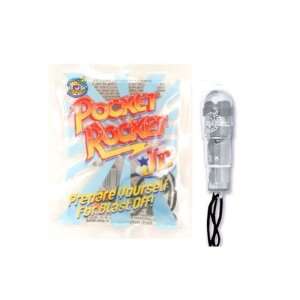 Pocket Rocket Jr. Clear Massager With Battery