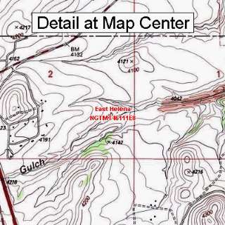  USGS Topographic Quadrangle Map   East Helena, Montana 